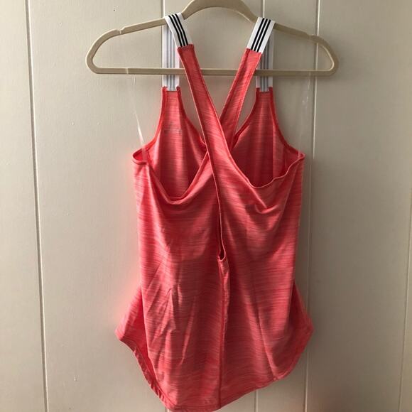 Adidas Women's Real Coral Crossback Tank Top Size M - Picture 4 of 5